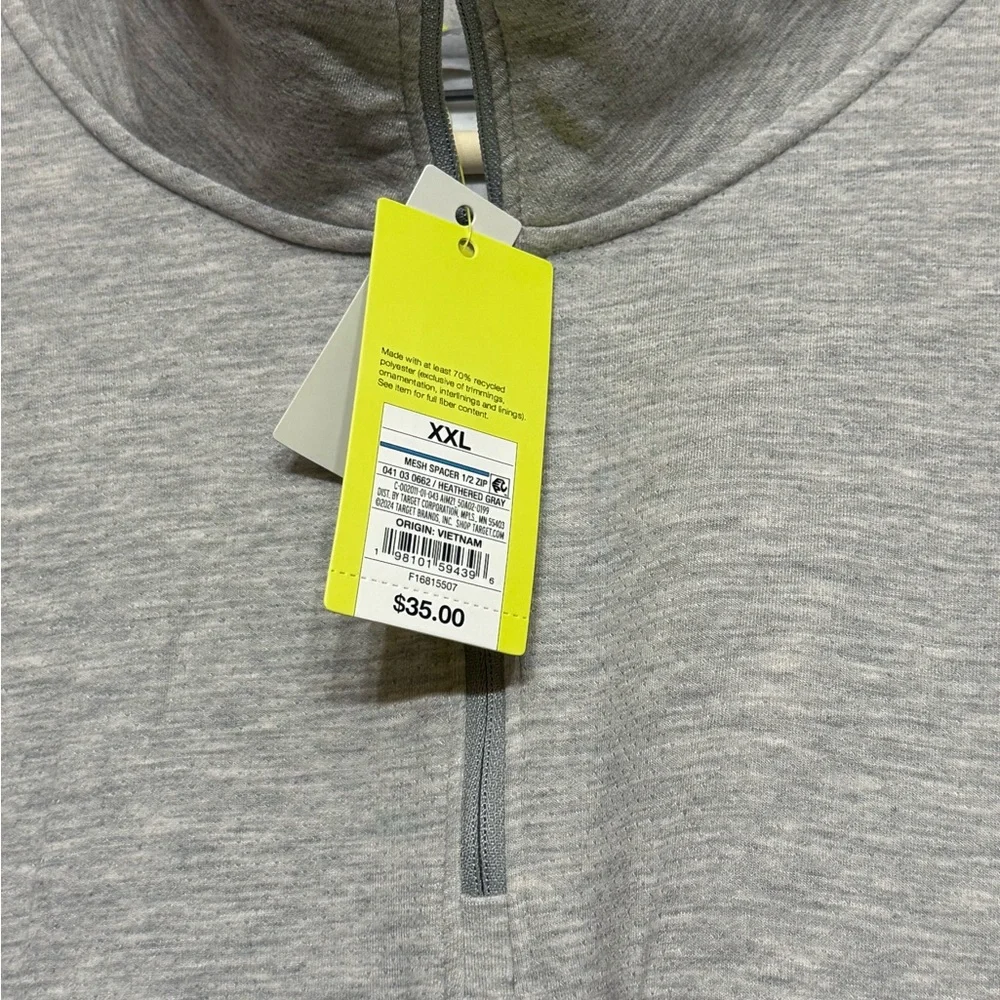 All in Motion Gray Quarter-Zip Pullover - Size Small and XXL - Picture 3 of 5